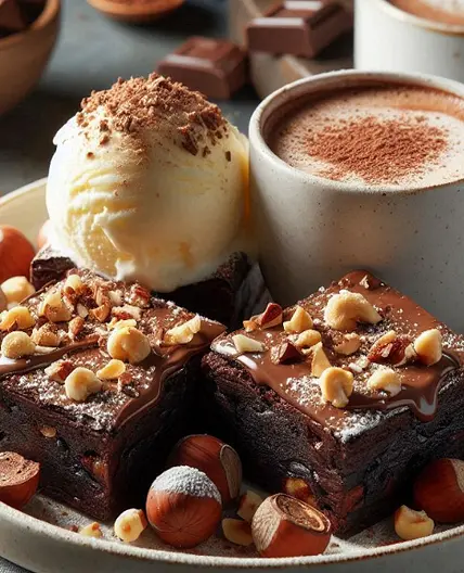 Fudgy Nutella Brownies
