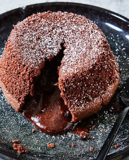 Lava-Tassen-Kuchen auf Haferbasis