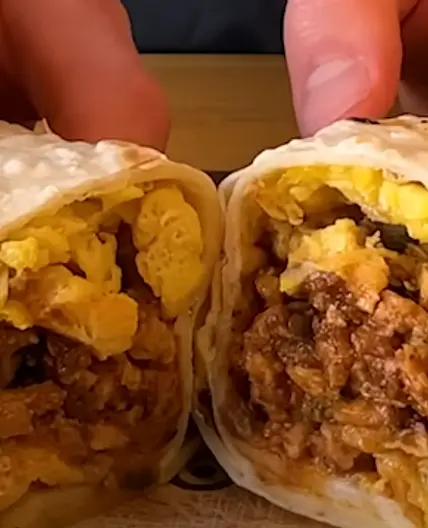 High Protein Breakfast Burritos