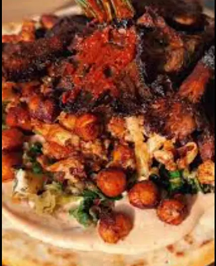 MUSHROOM, CHICKPEA, CAULIFLOWER SHAWARMA