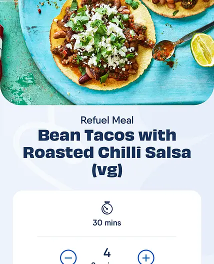 Bean Tacos with Roast Chilli Salsa
