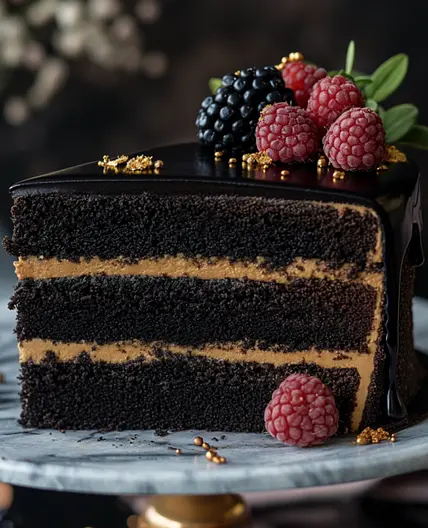 Luxurious Black Velvet Cake