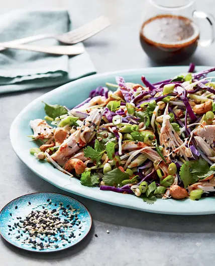 Oriental Chicken Salad with Sesame Dressing