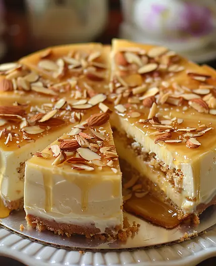 Honey Almond Cheesecake