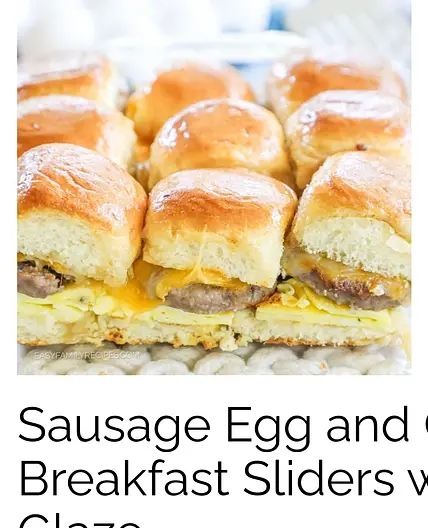 Hawaiian Roll Breakfast Sliders