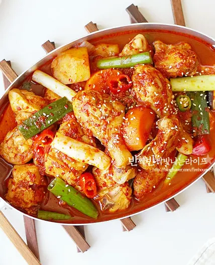 매콤한 닭볶음탕 레시피