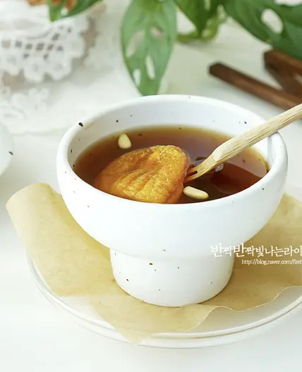 전통 음료 수정과 만들기
