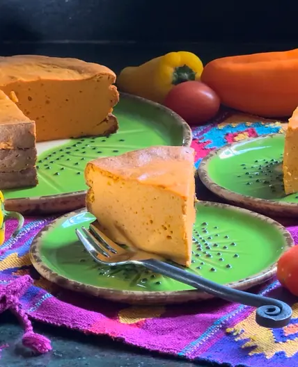 Sweet Pepper and Sun-Dried Tomatoes Cheesecake