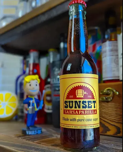 Sunset sarsaparilla(homemade)