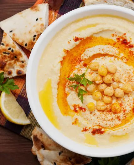 Protein-Packed Homemade Hummus