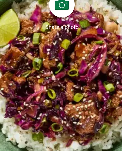 Moo shu pork bowls