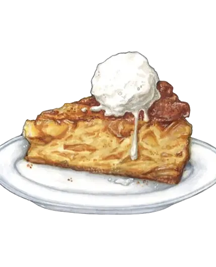 Tarte de maça com crumbl