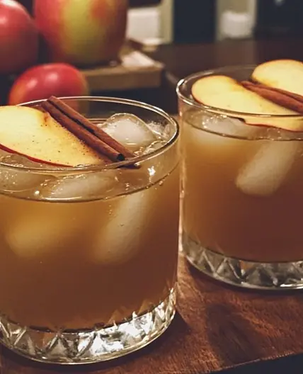 Apple Cinnamon Whiskey Sour