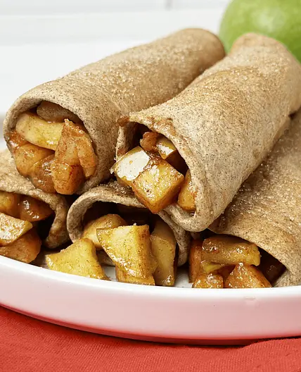 Apple french toast roll-ups