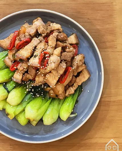 돼지고기 청경채볶음 만들기 삼겹살 청경채 굴소스볶음 레시피