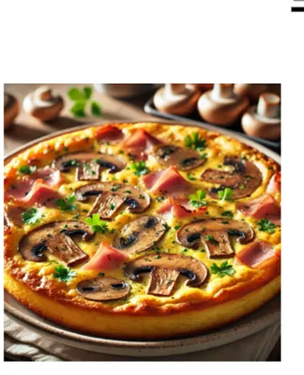 Ham and Mushroom Frittata