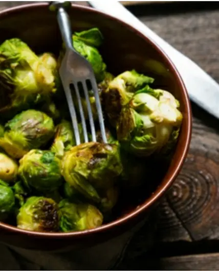 Dinner 8A roasted brussel sprouts