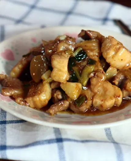 삼겹살 카레조림