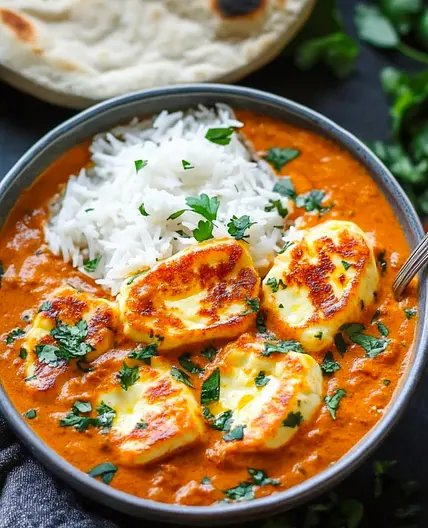Butter Halloumi Curry