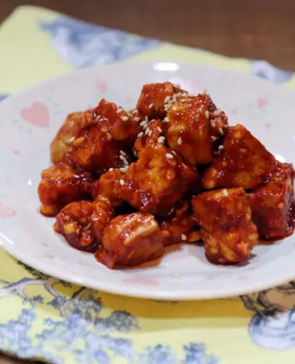 템페를 맛있게 먹는 매콤달콤 템페강정