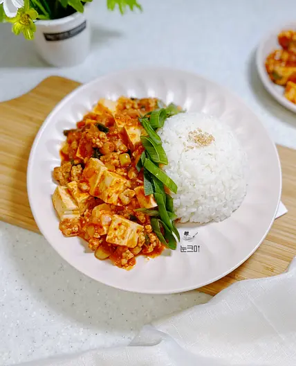 간단하고 맛있게 두반장 없이 마파두부 만드는 법
