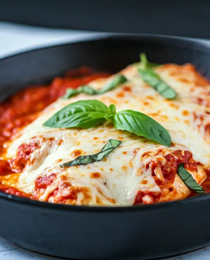 Creamy Marinara Chicken Bake