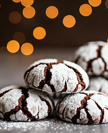 Chocolate Crinkle Cookies