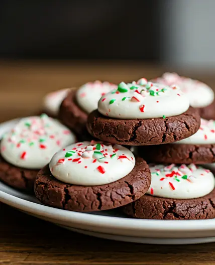 Peppermint Mocha Cookies