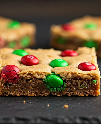 M&M Cookie Bars
