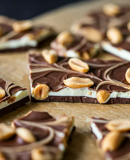 Peanut Butter Chocolate Bark