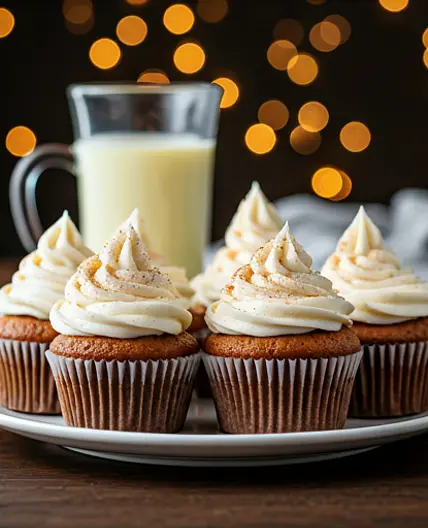 Eggnog Cupcakes