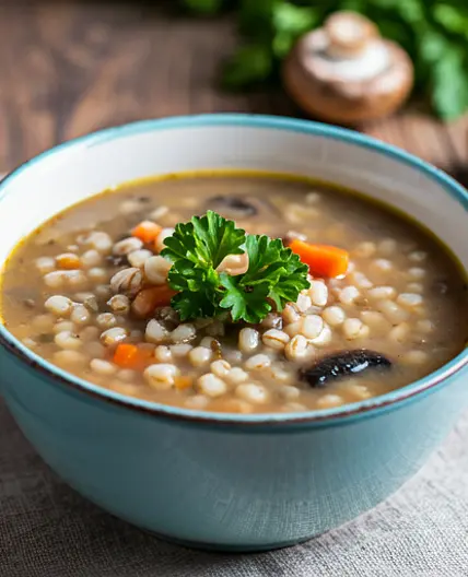 Mushroom and Barley Soup