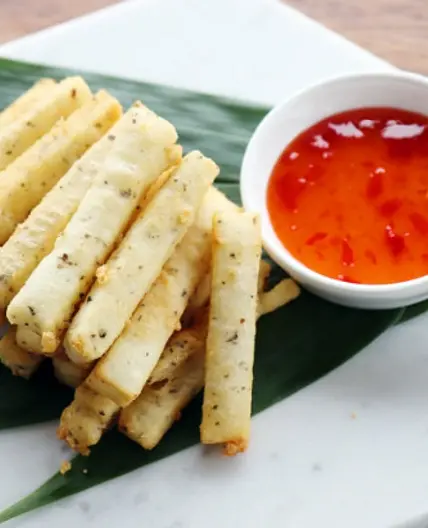감자튀김 쫀득하고 바싹하게 만들어 보세요. (kentang goreng keju)