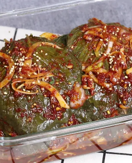 일년은 두고 먹을수 있는 삭힌깻잎김치 삭힌깻잎장아찌 레시피