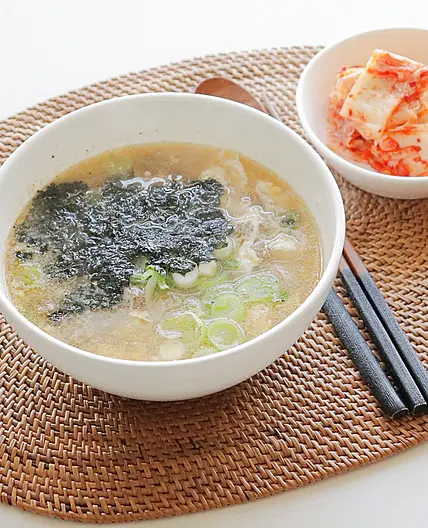 계란 떡국