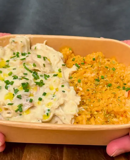 Tzatziki Chicken & Harissa Spiced Rice