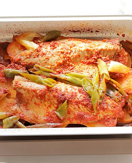 고등어조림 감자무조림