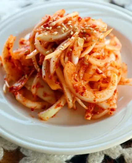 양파 겉절이