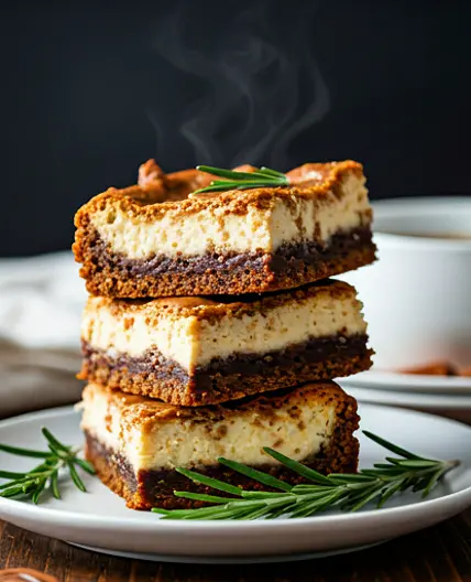 Gingerbread Cheesecake Bars