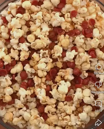 Pizza de Pipoca