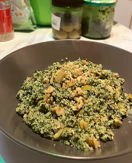 Quinoa Pesto Salad