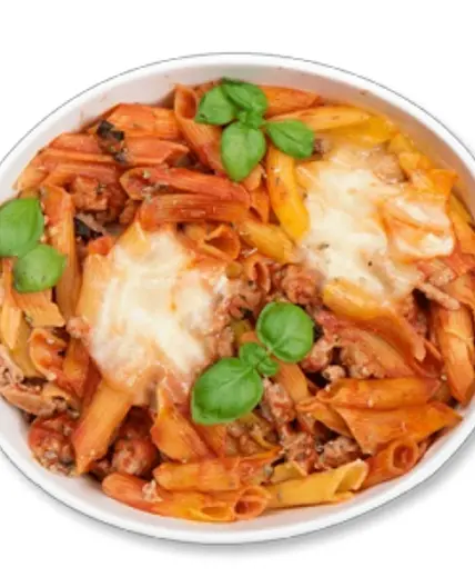 Pomidorowa zapiekanka makaronowa