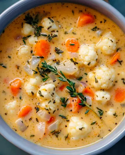 Golden Cauliflower Soup