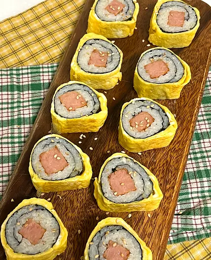 Simple & Easy Spam & Egg Kimbap
