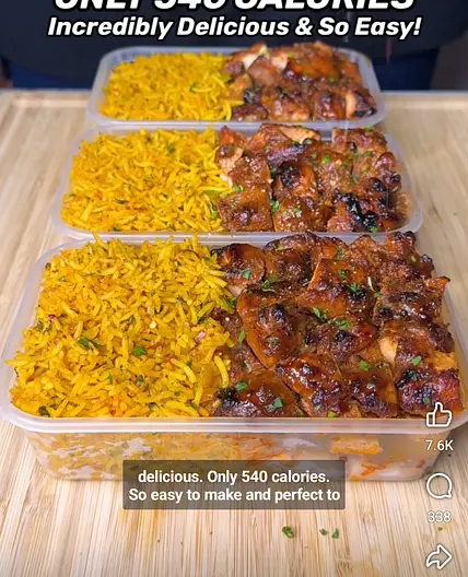 Honey chipotle chicken and rice
