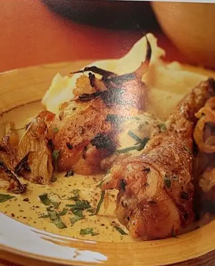 Baked Chicken with Shallots, Garlic and Fennel