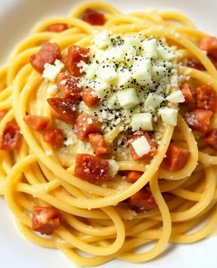 Pasta alla Carbonara for One