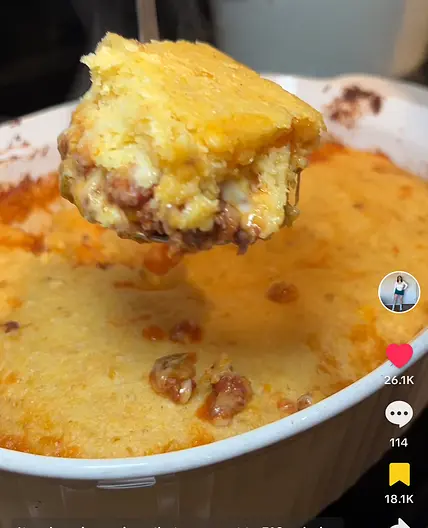 Cowboy cornbread casserole