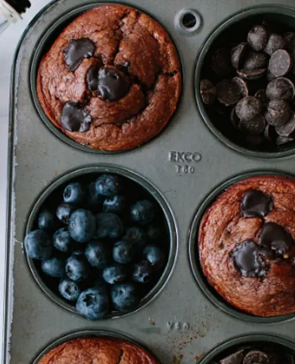Double Chocolate Flourless Muffins- Gluten Free!