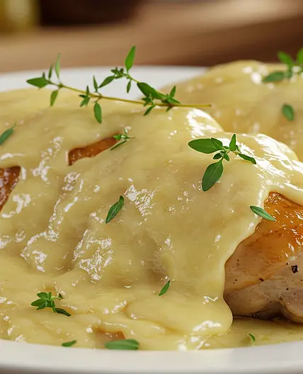 Poulet à la cancoillotte – Recette facile